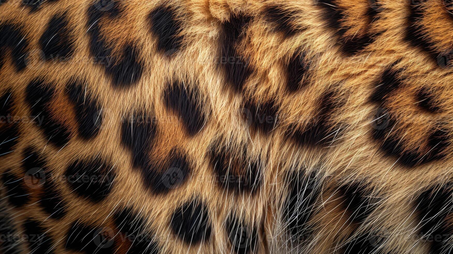 ai gerado fechar-se capturando a intrincado padronizar e textura do leopardo pelagem, criando a abstrato fundo, ai gerado. foto