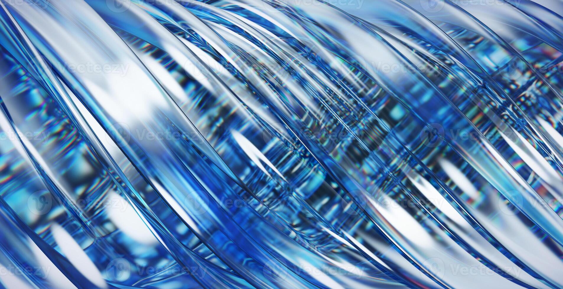 abstrato fundo ondas curva 3d Renderização sem ai gerado foto