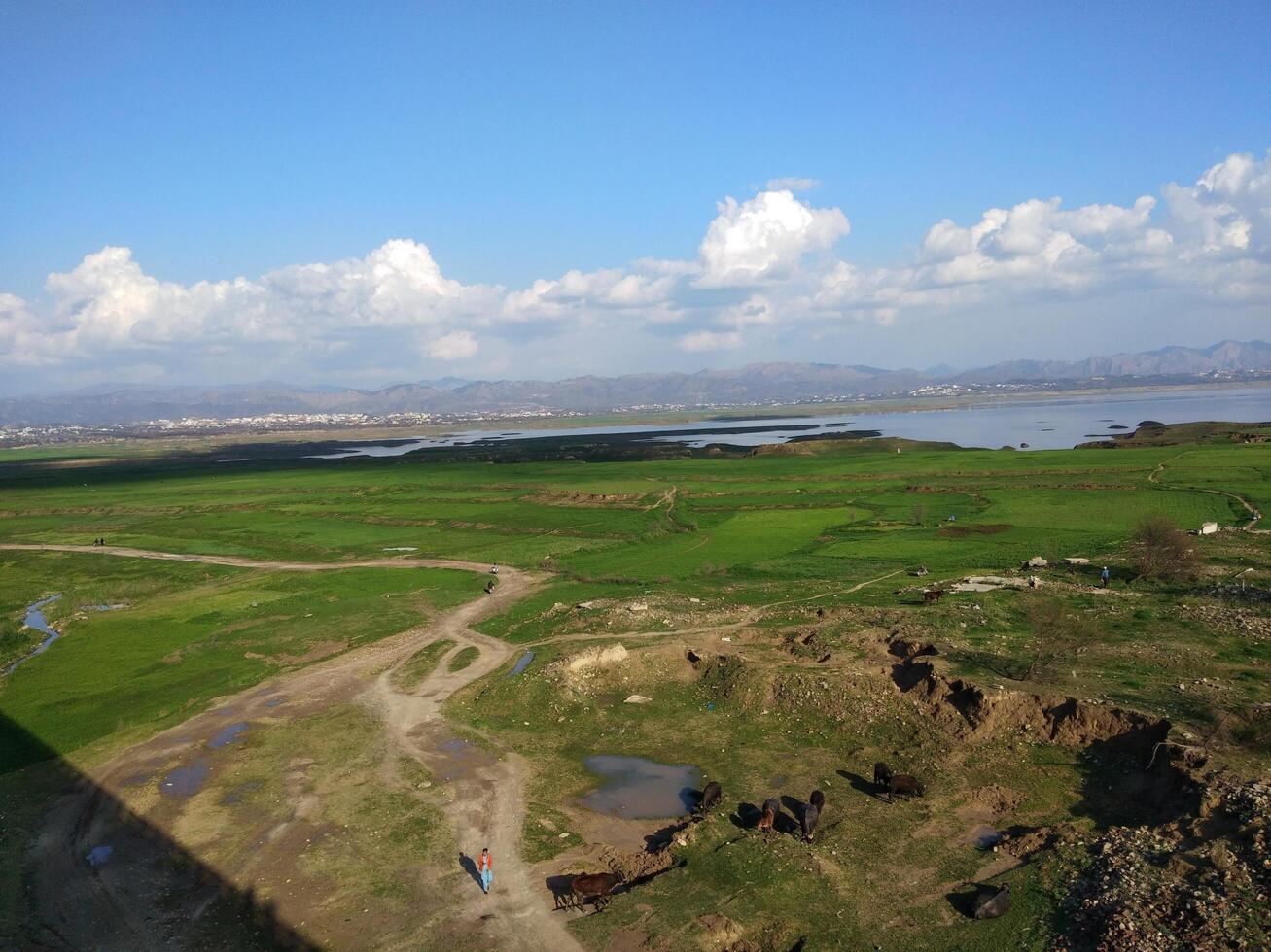 mangla barragem e lago, mirpur, azad Jammu e Caxemira foto