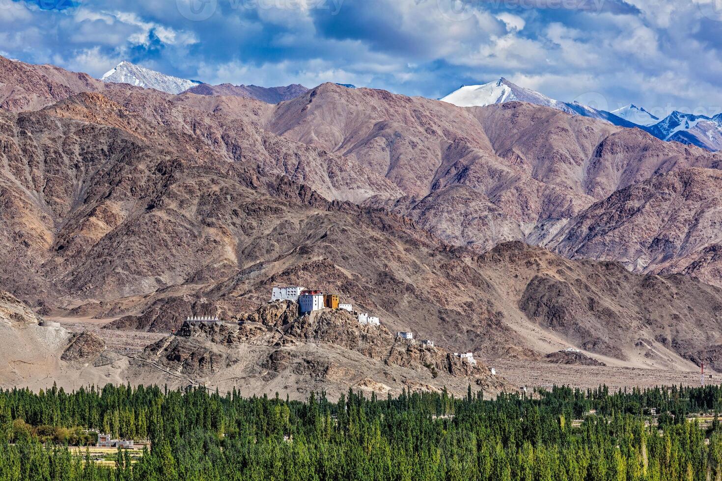 thiksey mosteiro. ladakh, Índia foto