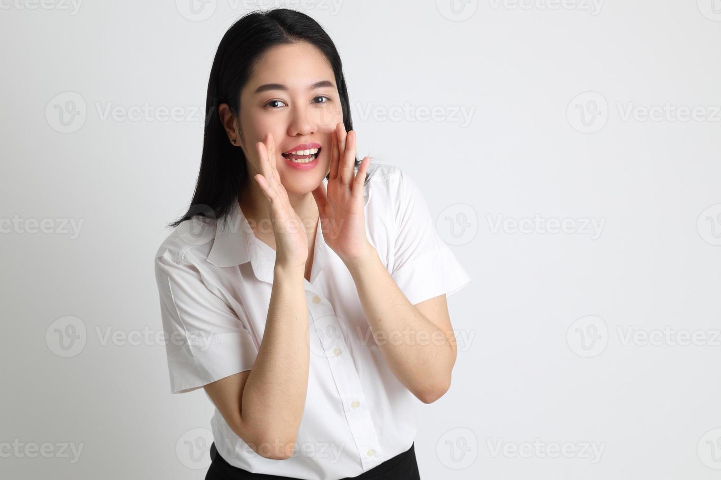 menina estudante asiática foto