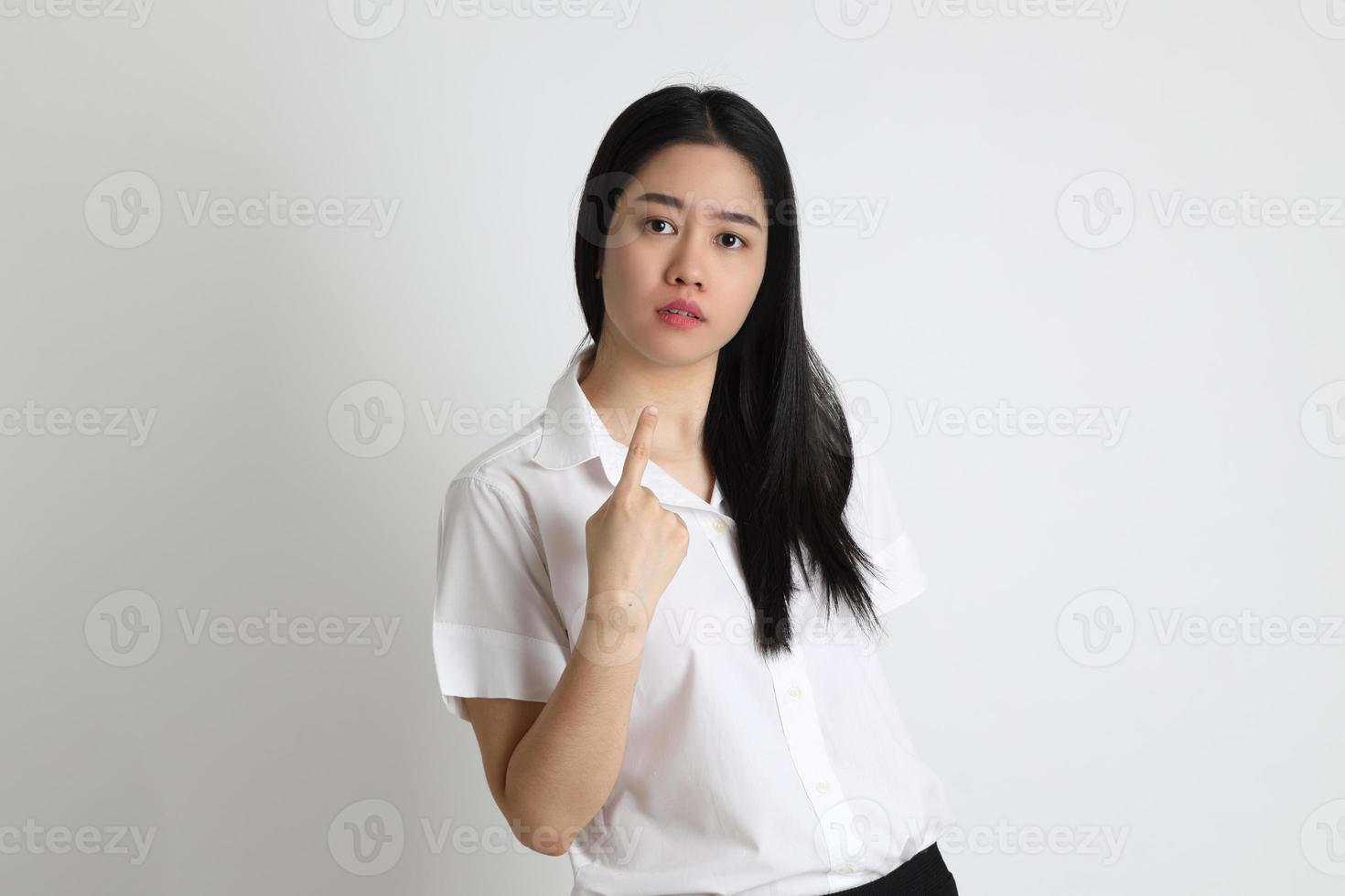 menina estudante asiática foto