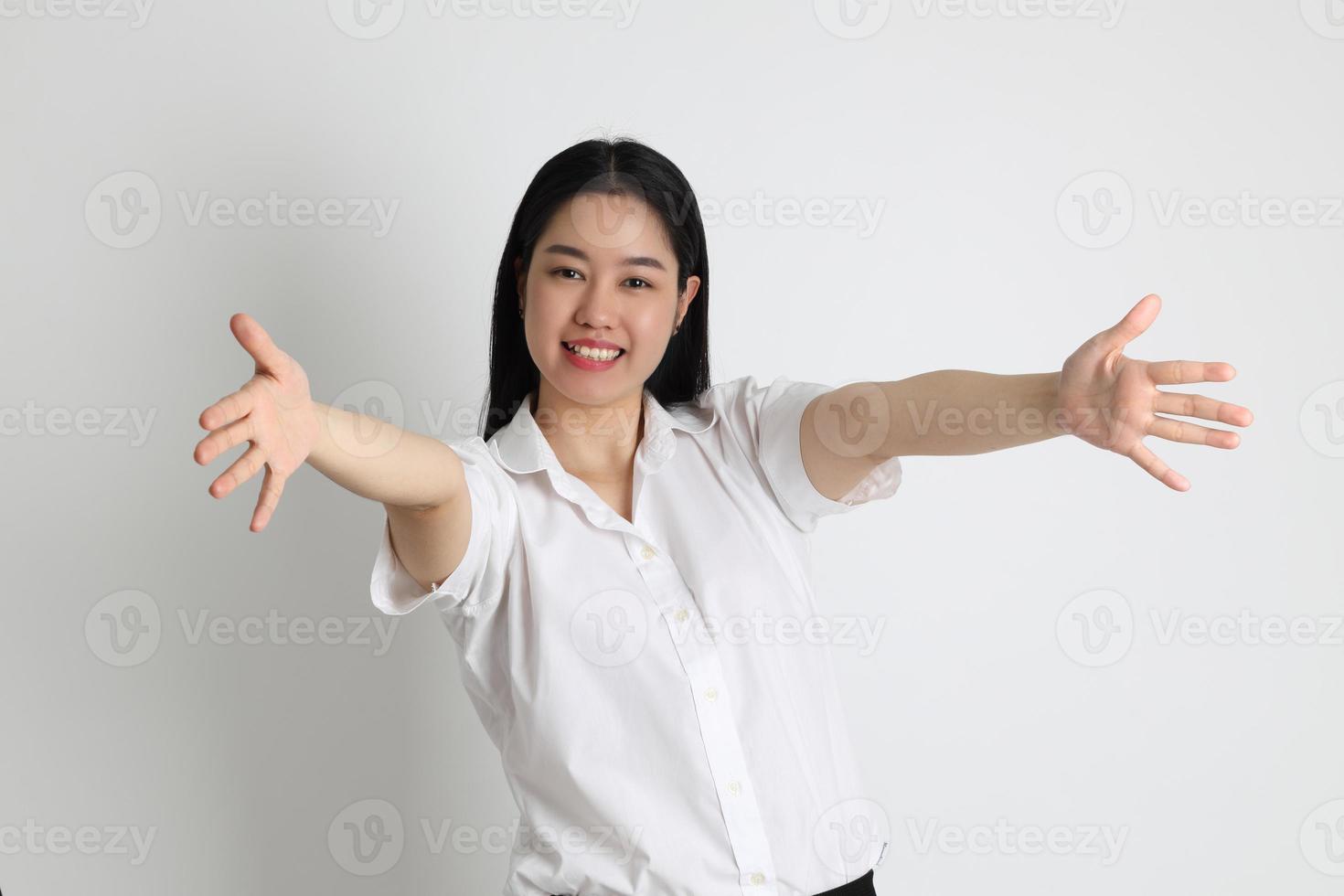 menina estudante asiática foto