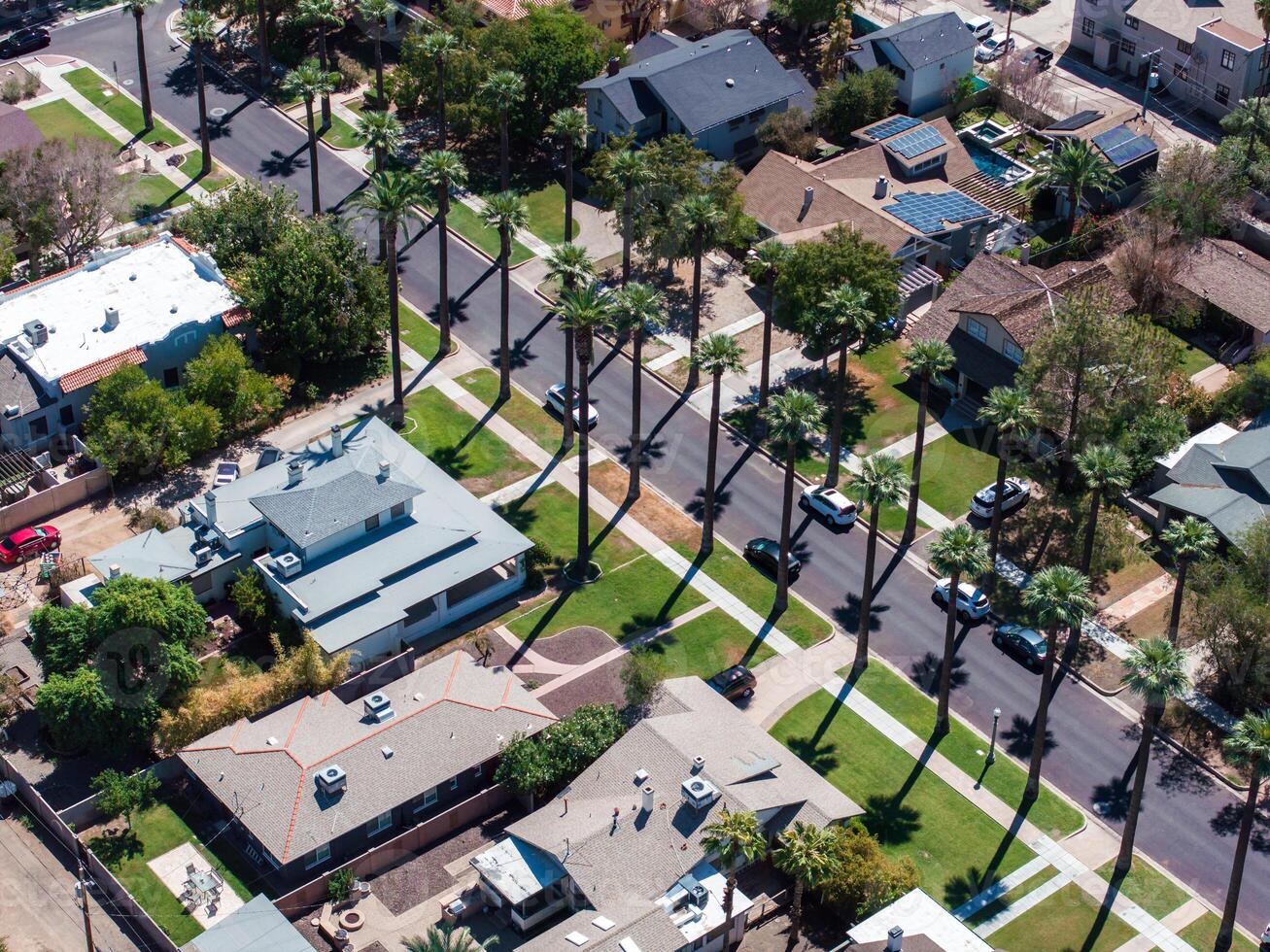 Fénix cidade centro da cidade Horizonte paisagem urbana do Arizona dentro EUA. foto