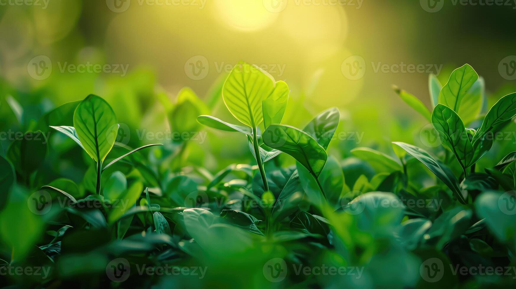 ai gerado natureza do verde folha dentro jardim às verão. natural verde folhas plantas usando Como Primavera fundo cobrir página meio Ambiente ecologia ou vegetação papel de parede foto