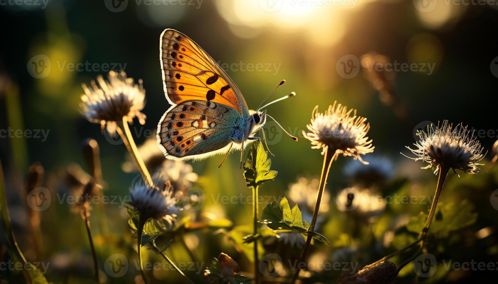 ai gerado borboleta polinização traz vibrante cores para natureza gerado de ai foto