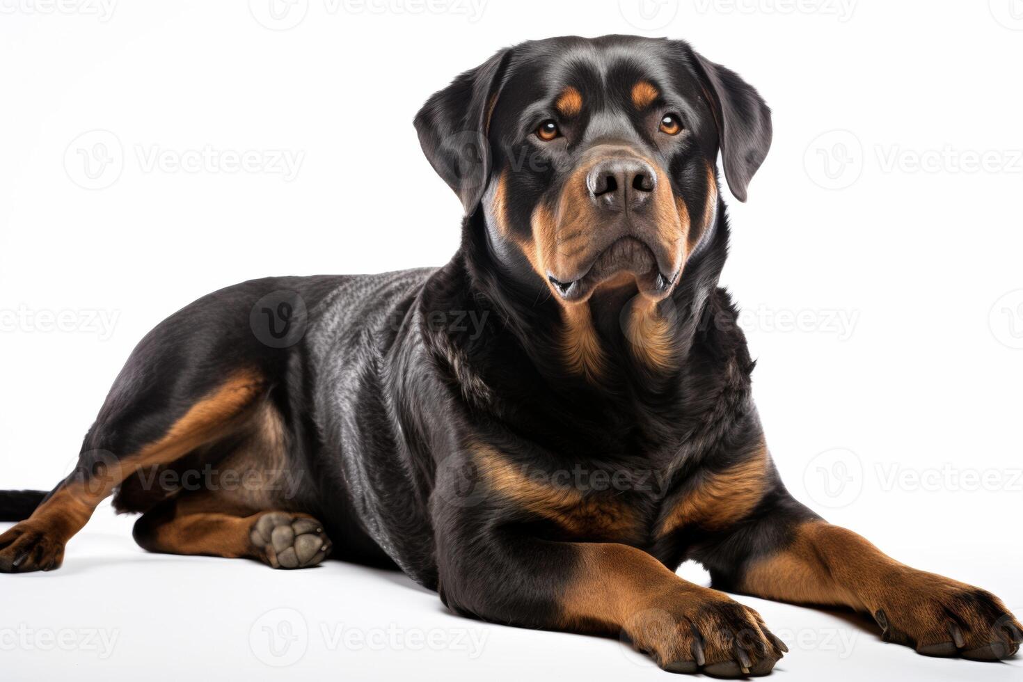 ai gerado rottweiler cachorro clipart foto