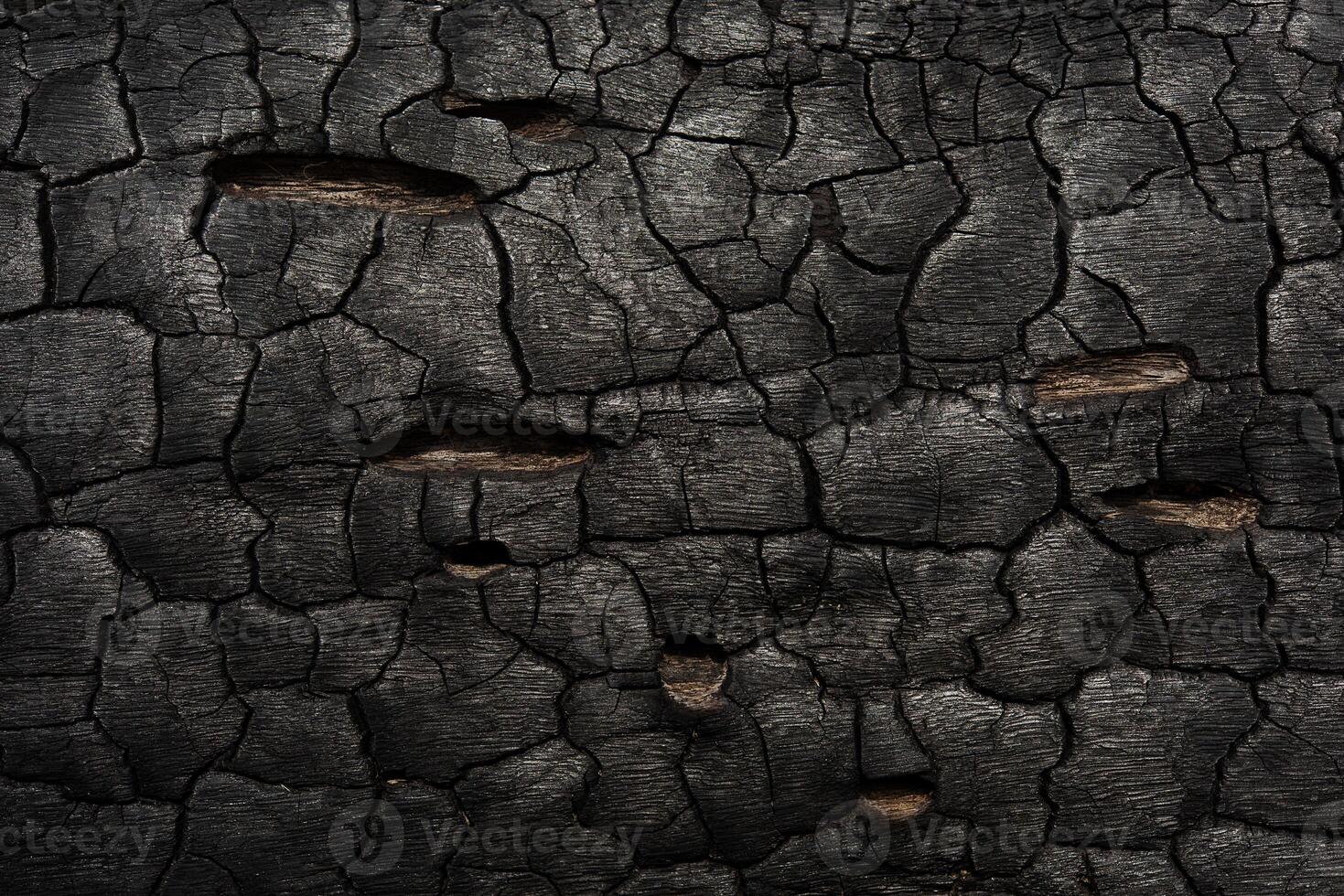 detalhes em a superfície do carvão. foto