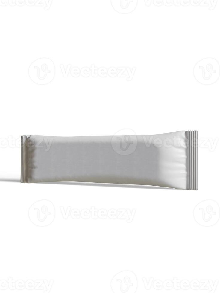 realista branco em branco modelo embalagem frustrar molhado lenços bolsa Comida embalagem café, sal, açúcar, pimenta, especiarias, doces. modelo para zombar acima coleção foto