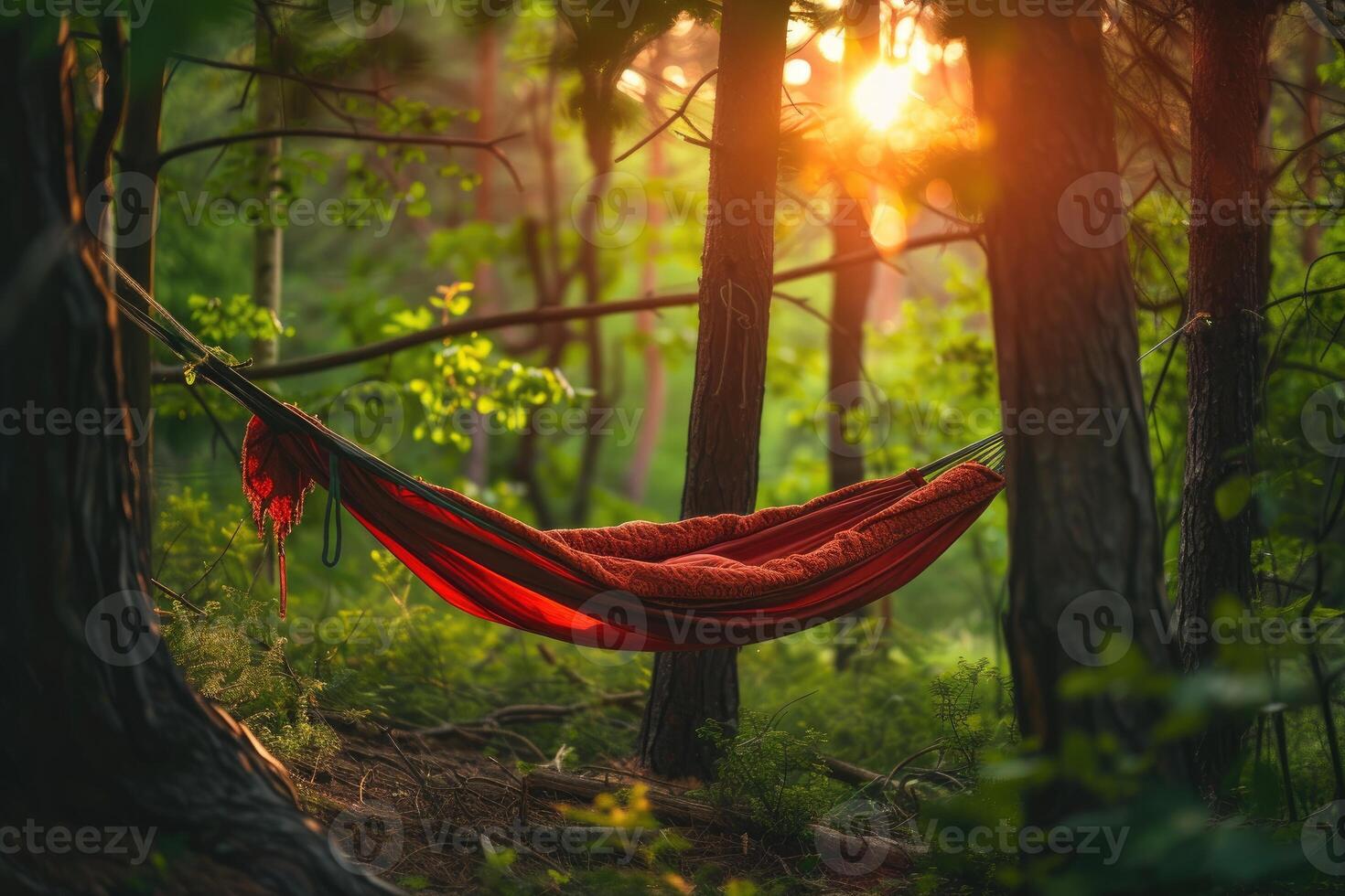 ai gerado obtendo começado com acampamento maca profissional fotografia foto