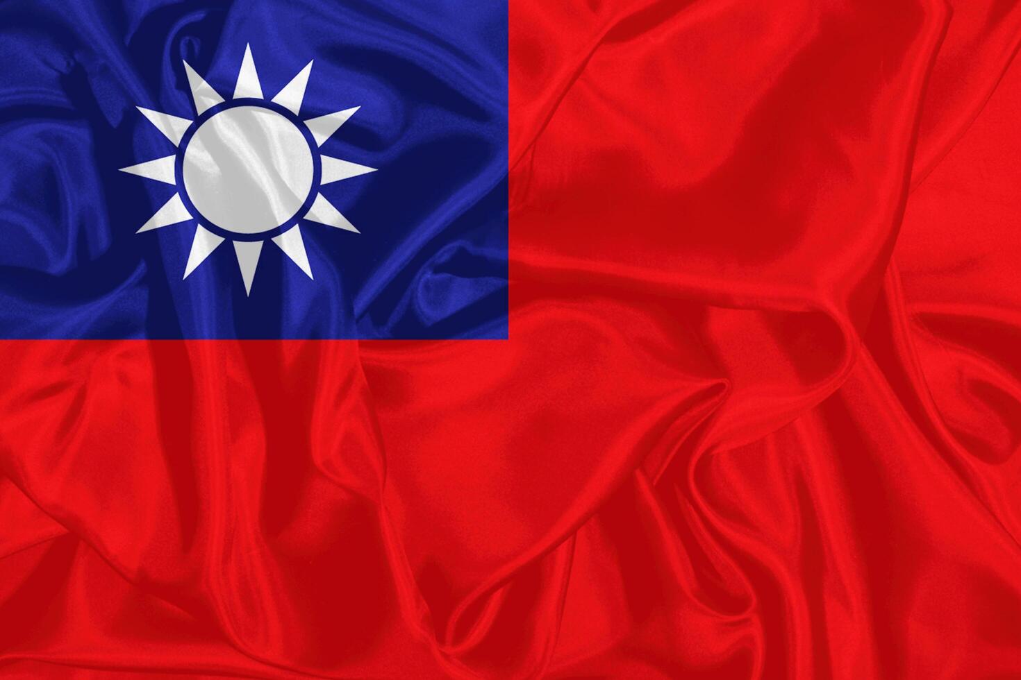 bandeira do Taiwan realista Projeto foto