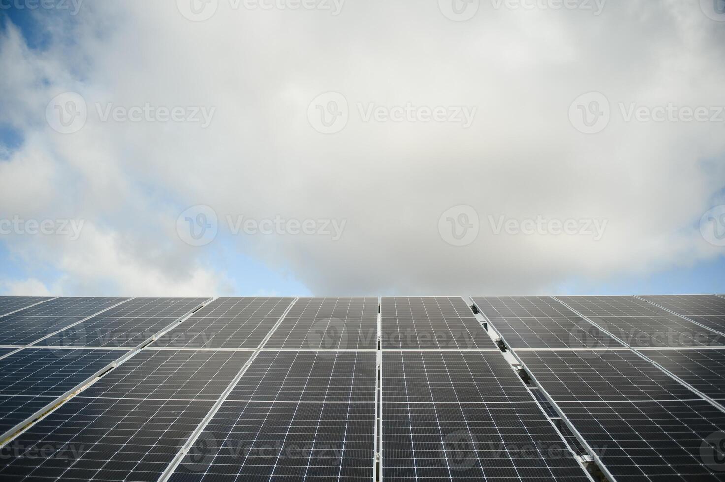 solar painel, fotovoltaica, alternativo eletricidade fonte - seletivo foco, cópia de espaço foto