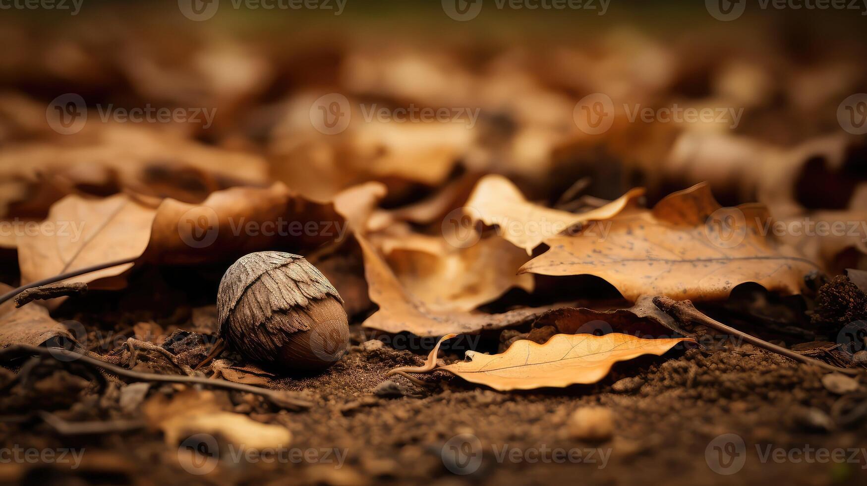 ai gerado natureza bolota carvalho ai gerado foto