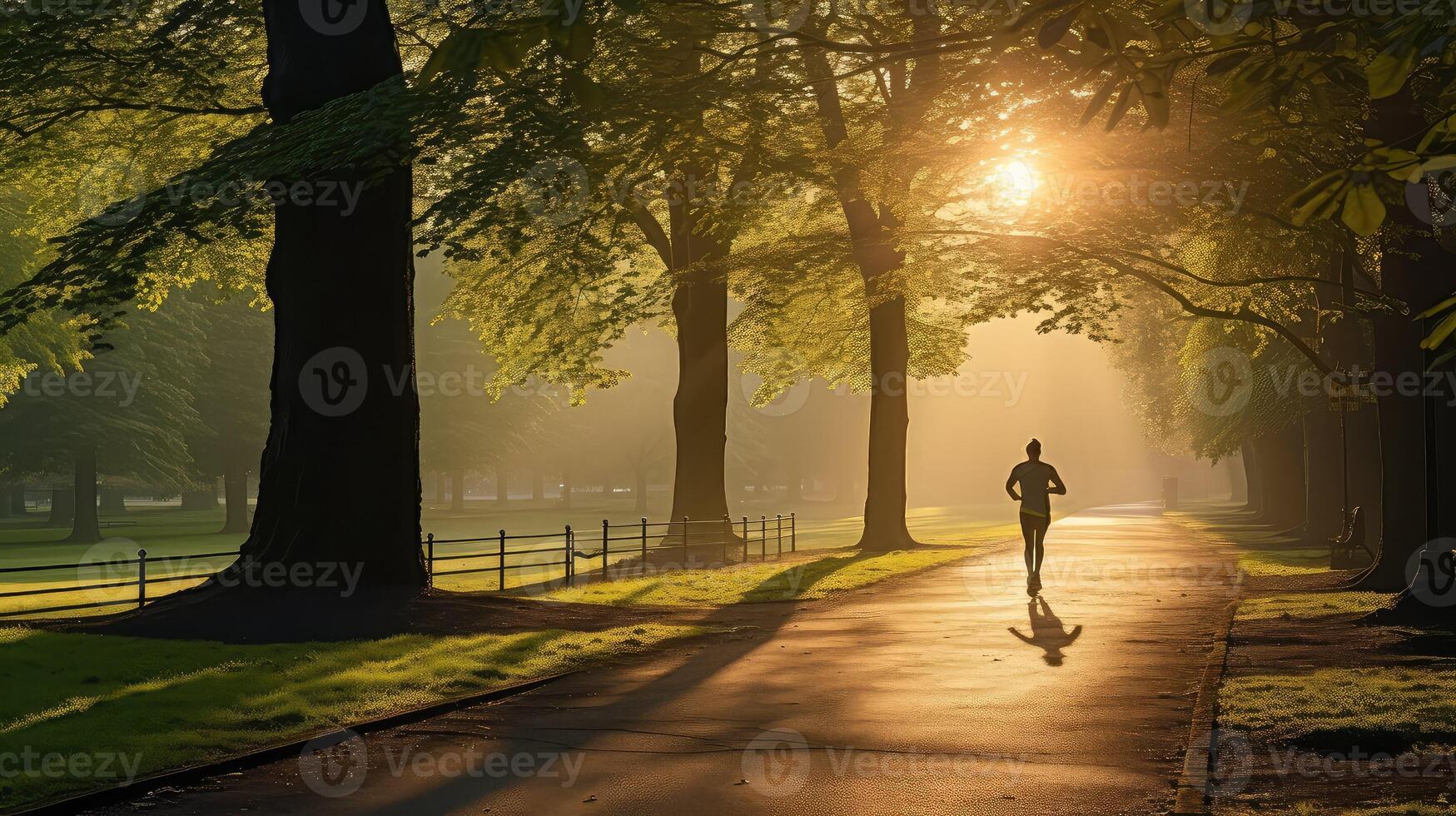 ai gerado saúde exercício manhã ai gerado foto