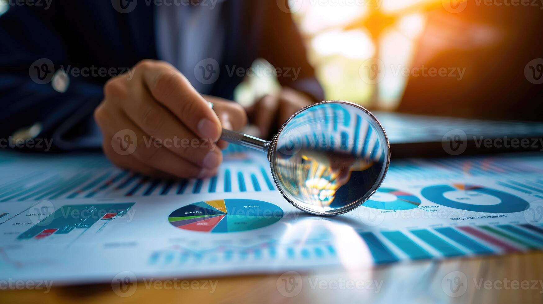 ai gerado o negócio auditar e financeiro gestão em estoque análise dados, ai gerado. foto