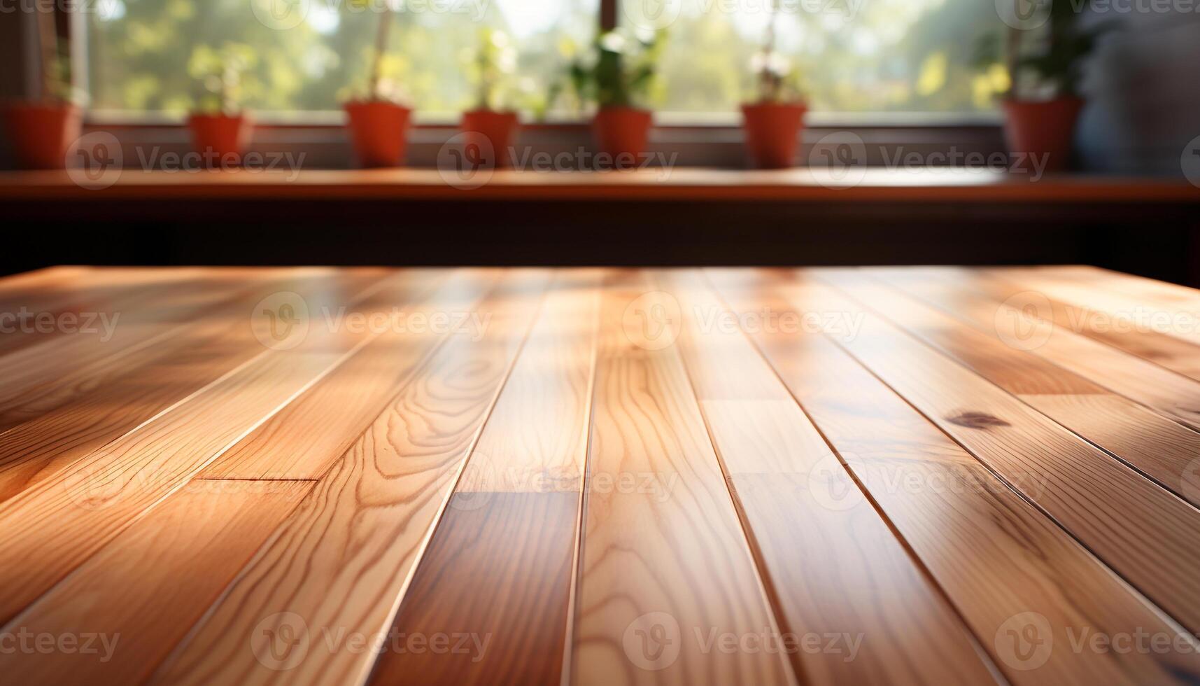 ai gerado rústico madeira prancha pavimentos traz natural calor para moderno interiores gerado de ai foto