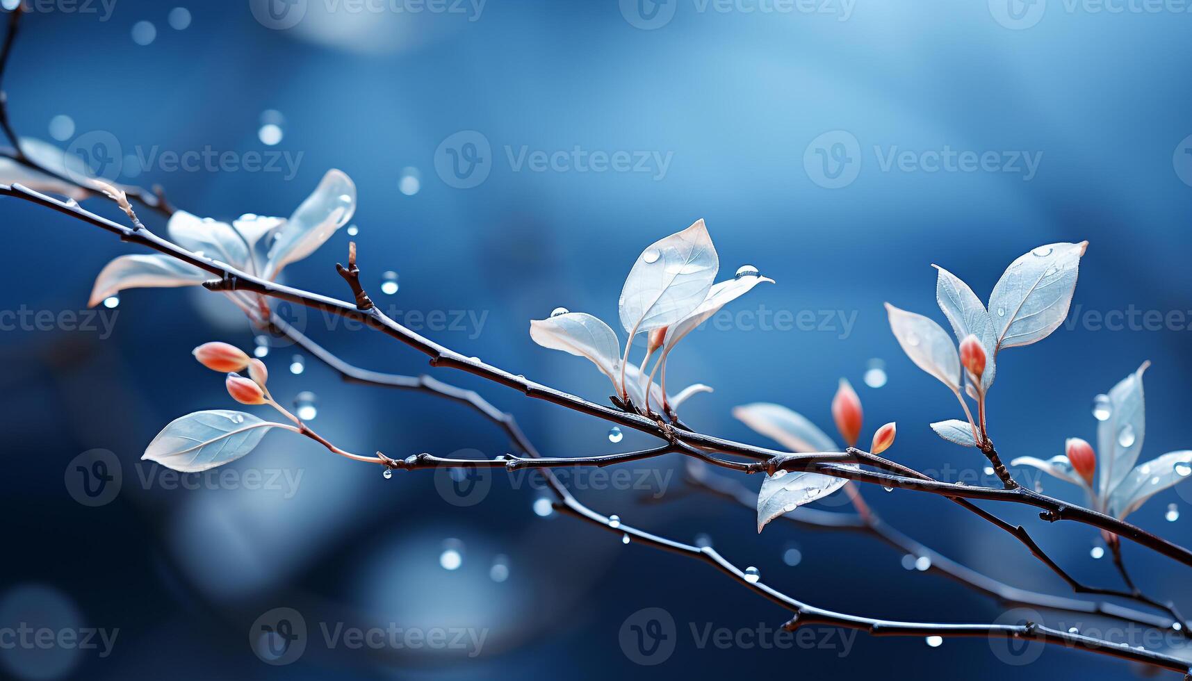 ai gerado frescor do Primavera vibrante amarelo flor flores em ramo gerado de ai foto