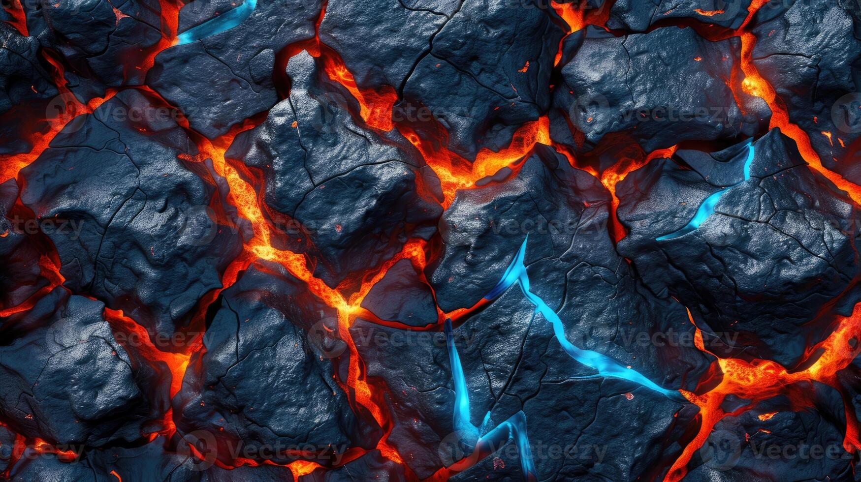 ai gerado extinto lava cria uma hipnotizante abstrato fundo, ai gerado. foto