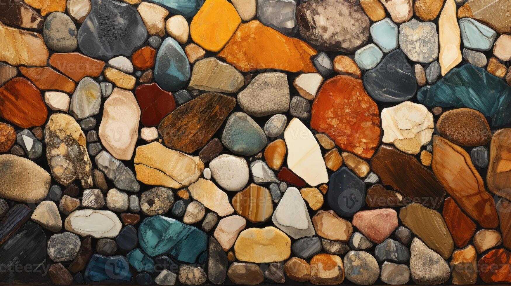 ai gerado mergulho para dentro uma vívido matriz do mineral e pedra texturas. ricamente abstrato. ai gerado. foto