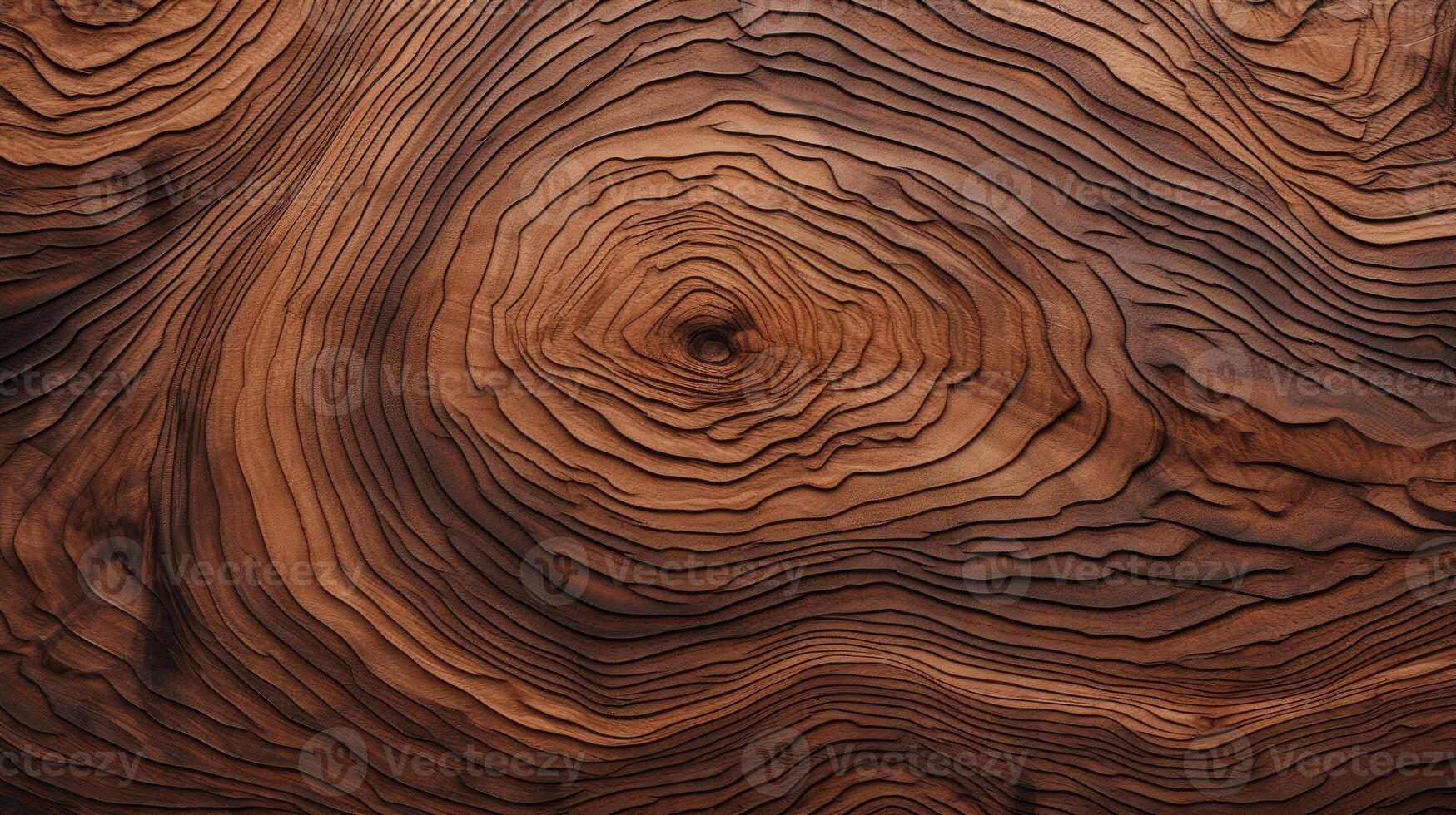 ai gerado mergulhar para dentro a orgânico calor do uma de madeira cortar textura. ai gerado foto