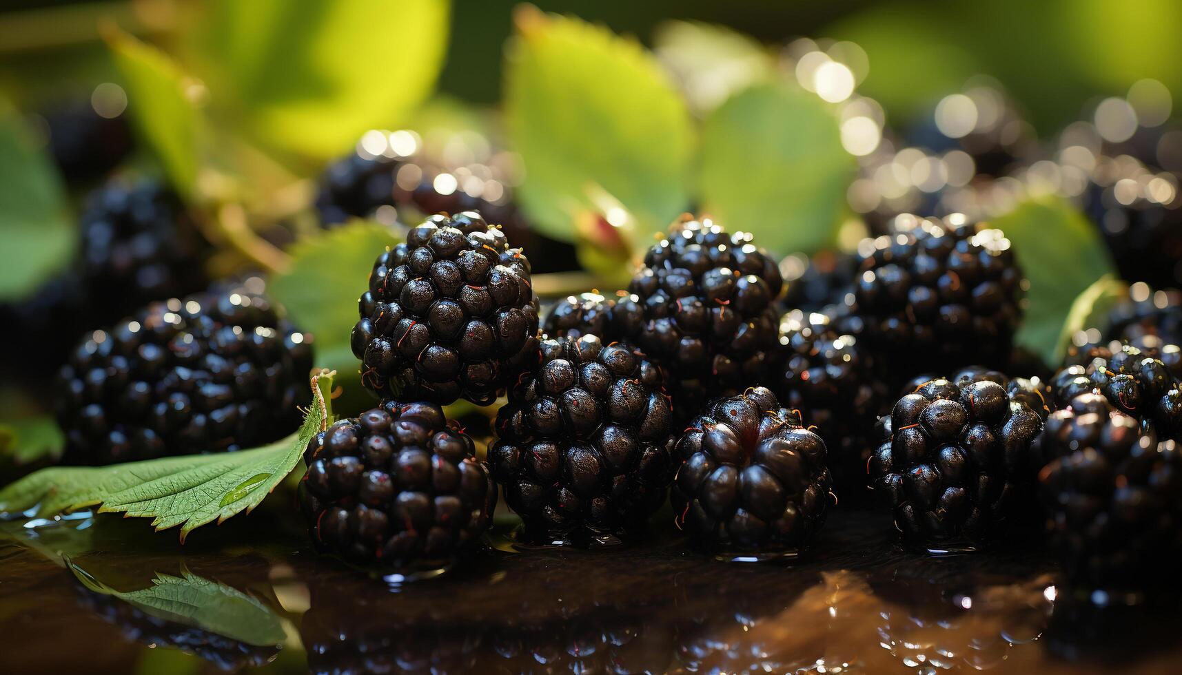 ai gerado frescor do natureza maduro, orgânico framboesa, saudável comendo, doce refresco gerado de ai foto