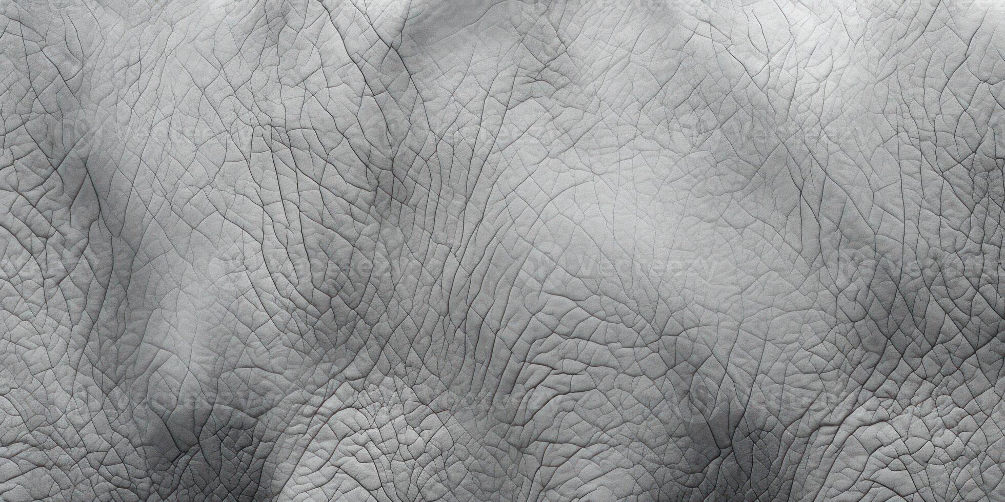 ai gerado velho africano elefante pele fundo. safári e animais selvagens conceito. abstrato enrugado animal pele textura foto