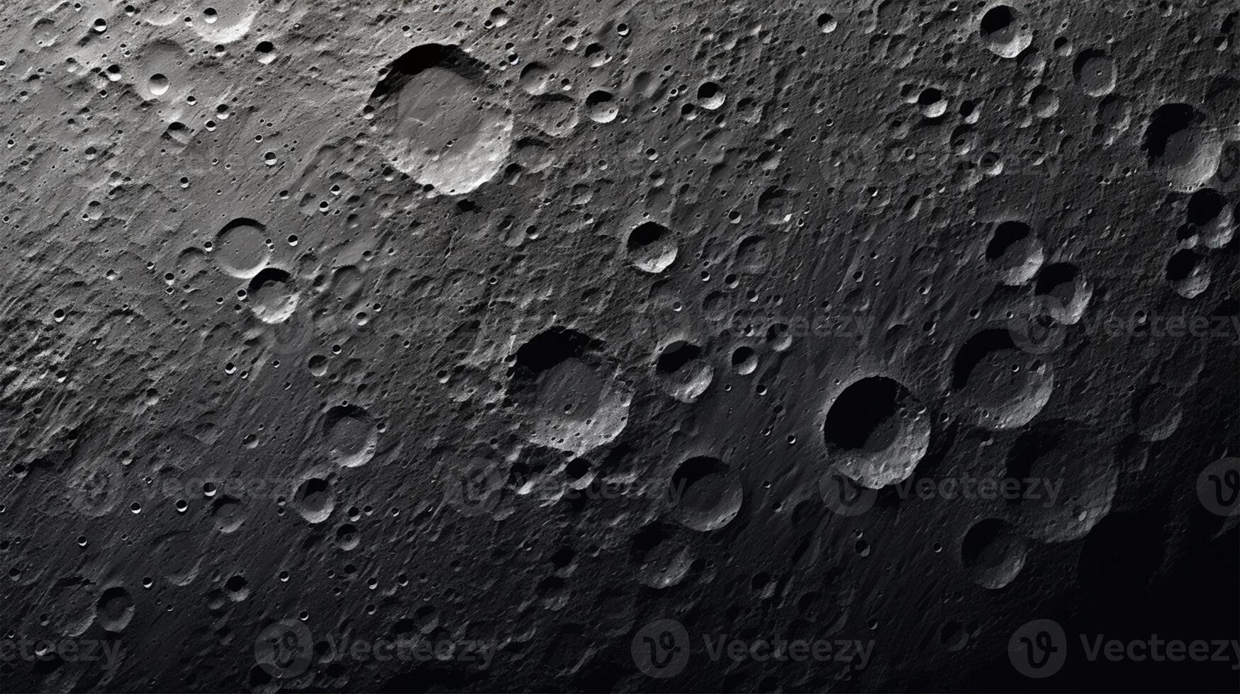 ai gerado Luna lua superfície textura fundo foto