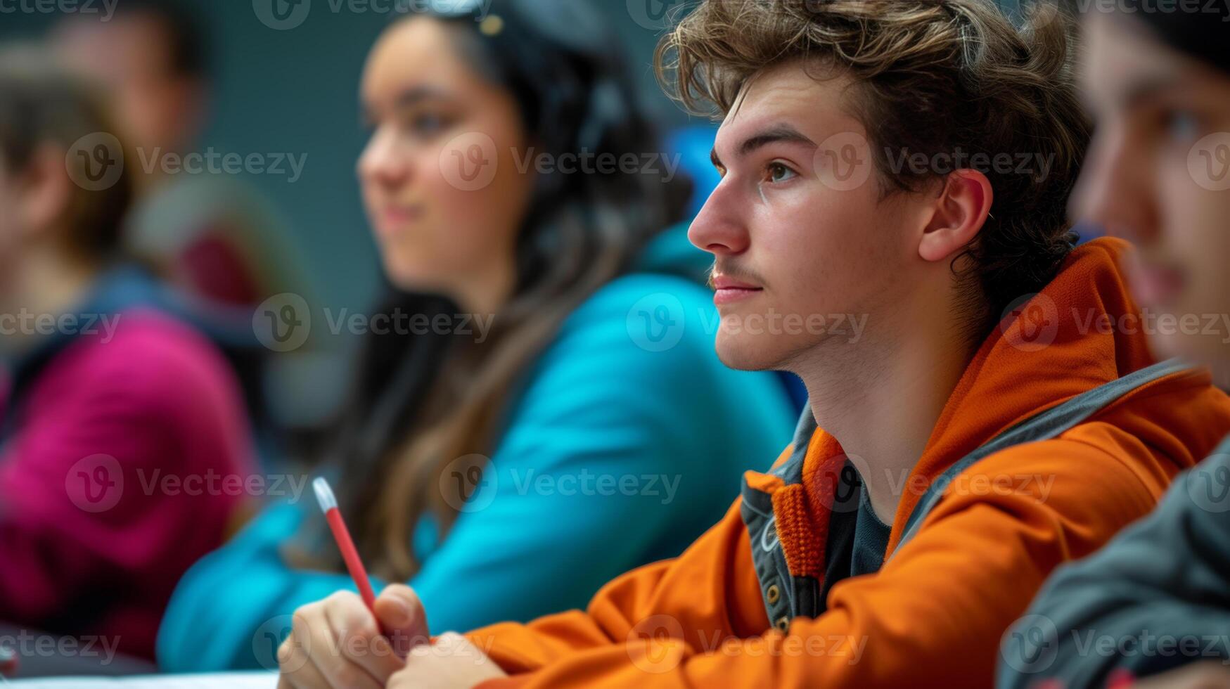 ai gerado financeiro Educação oficina para Faculdade alunos em campus foto