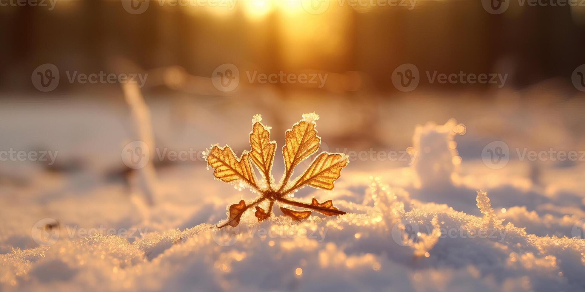 ai gerado inverno estação ao ar livre paisagem, congeladas plantas dentro natureza em a terra coberto com gelo e neve, foto