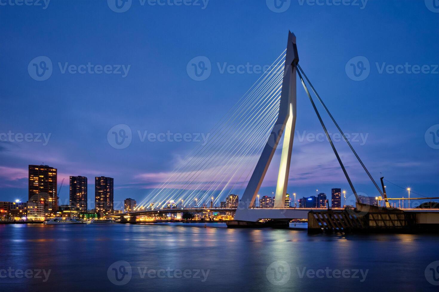 borracha ponte, Rotterdam, Países Baixos foto