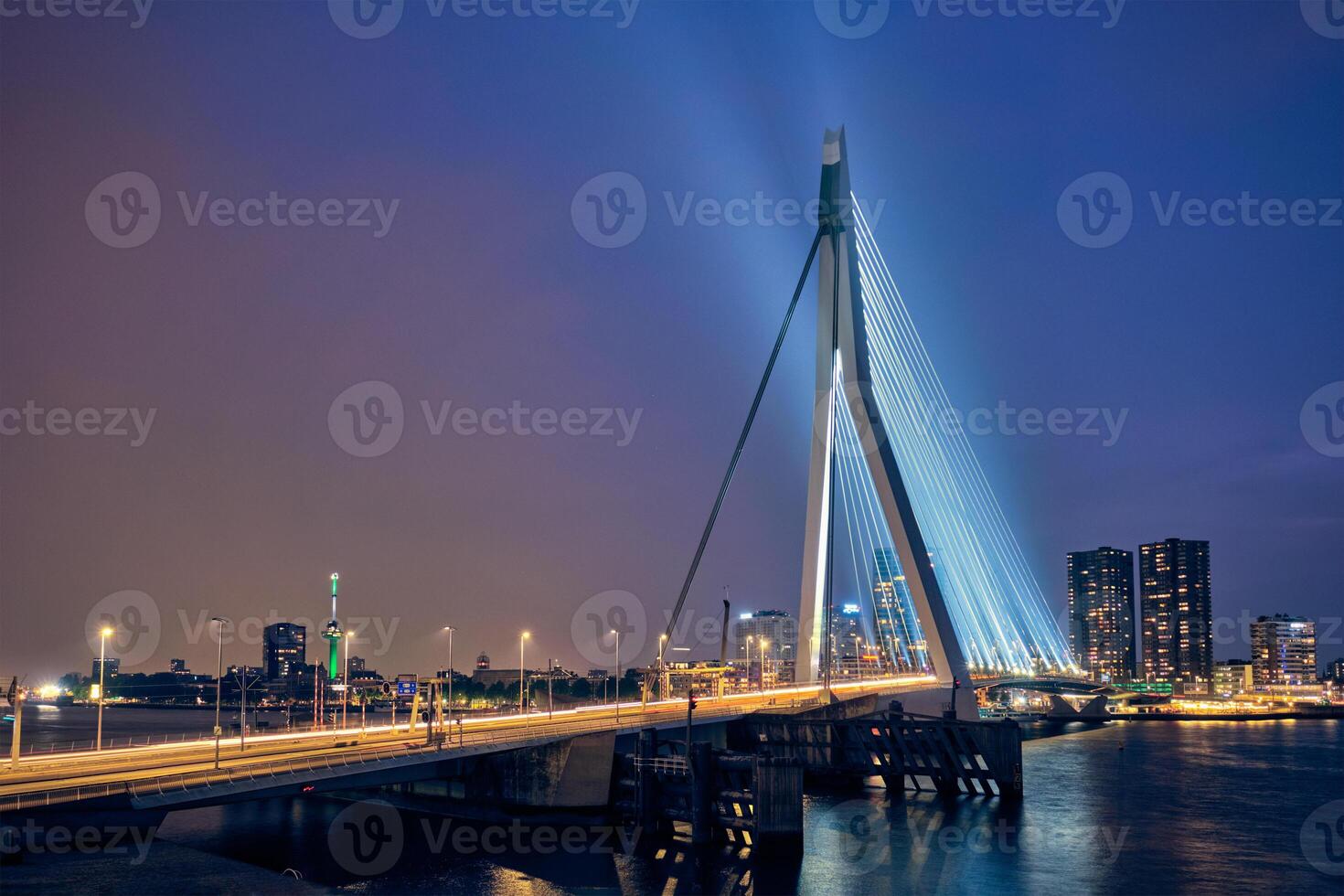 borracha ponte, Rotterdam, Países Baixos foto