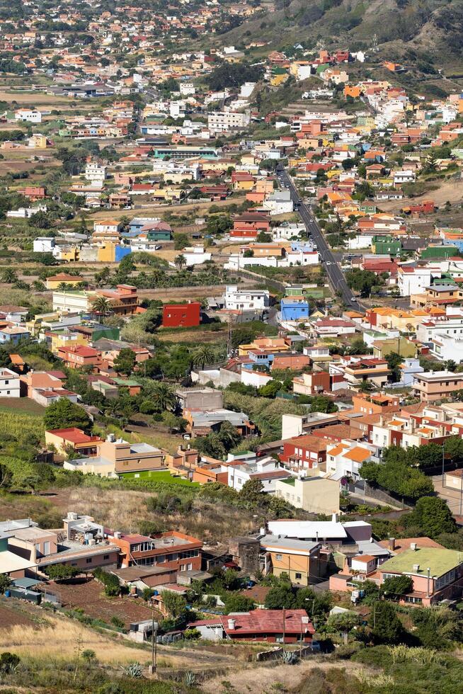 velho Cidade em a ilha do tenerife.canary ilhas.espanha foto