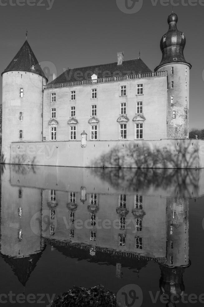 o castelo de gemen em westphalia foto