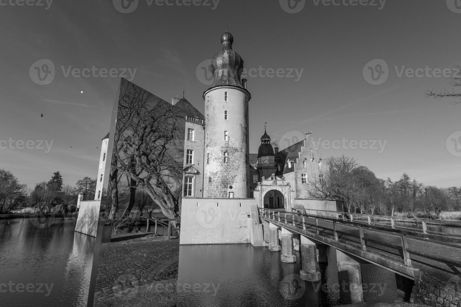 o castelo de gemen em westphalia foto