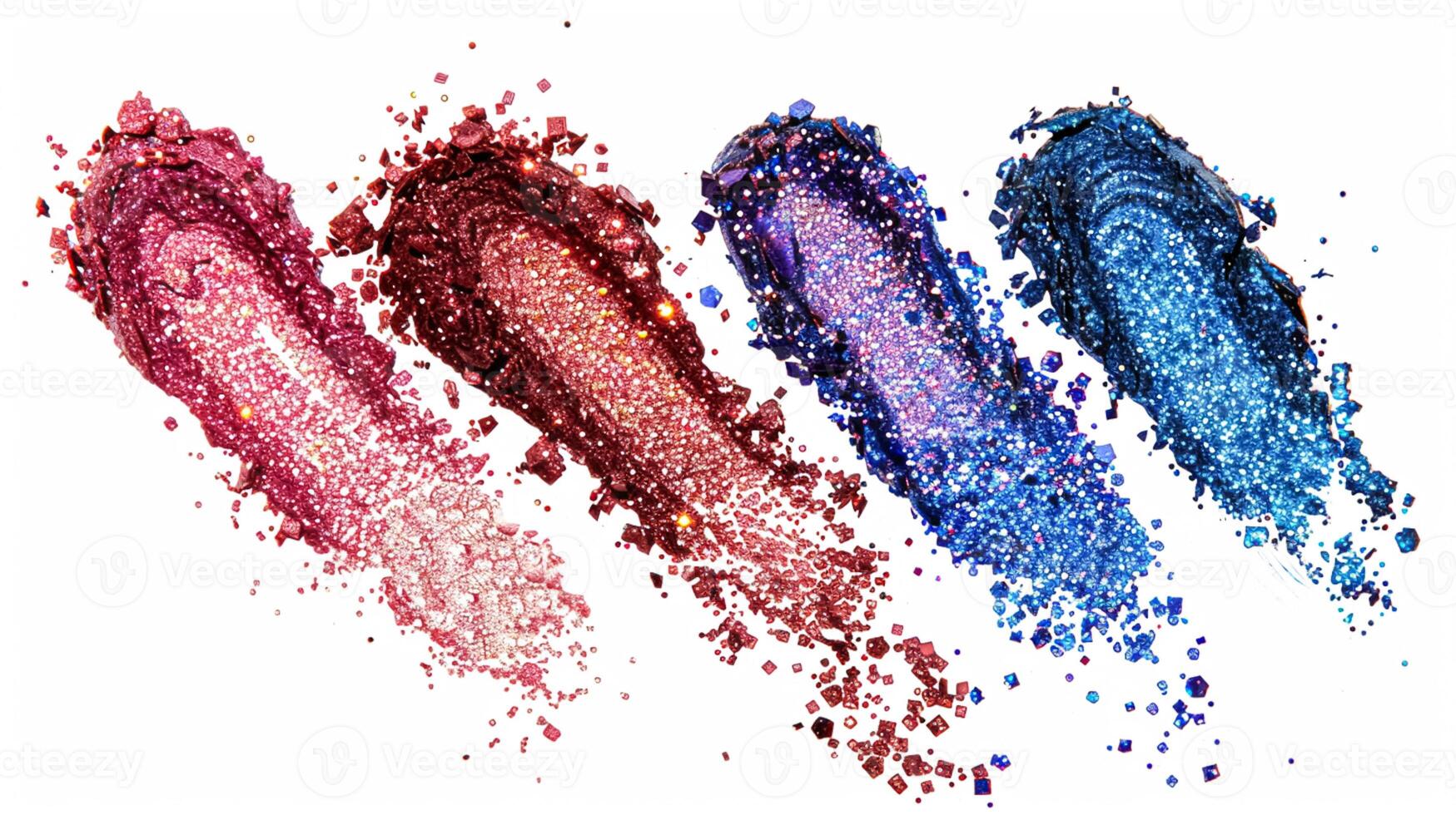 ai gerado beleza produtos e cosméticos textura, Maquiagem cintilar brilho, corar sombra pó Como abstrato luxo Cosmético fundo foto