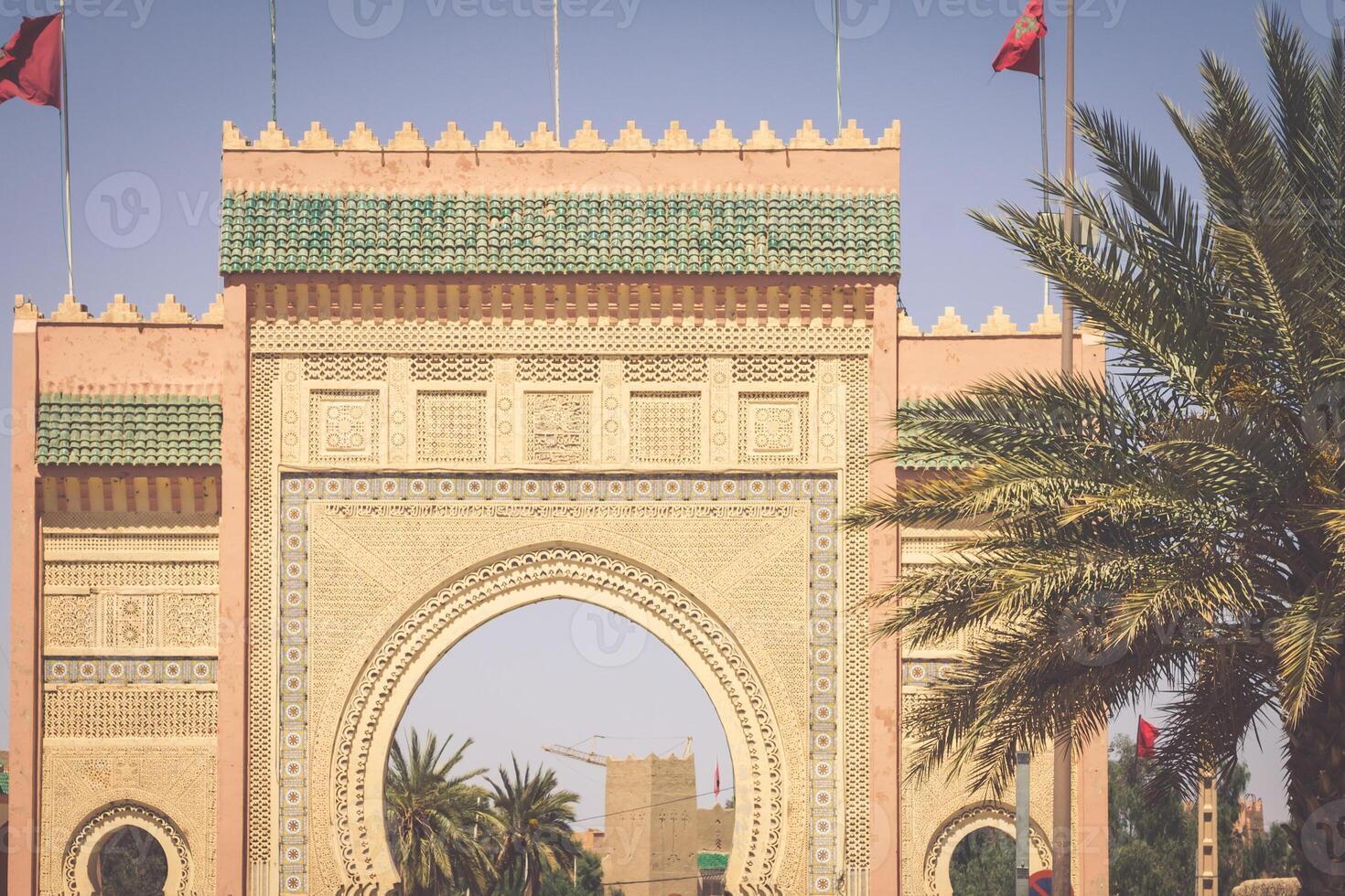 Marrocos, erfoud, deserto portão foto