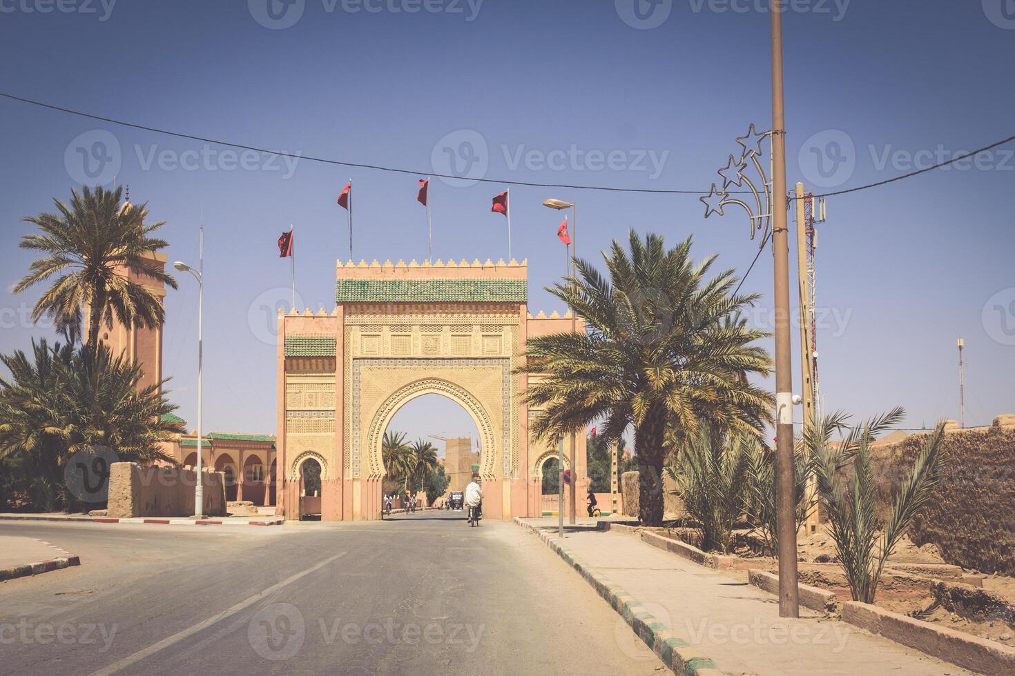 Marrocos, erfoud, deserto portão foto