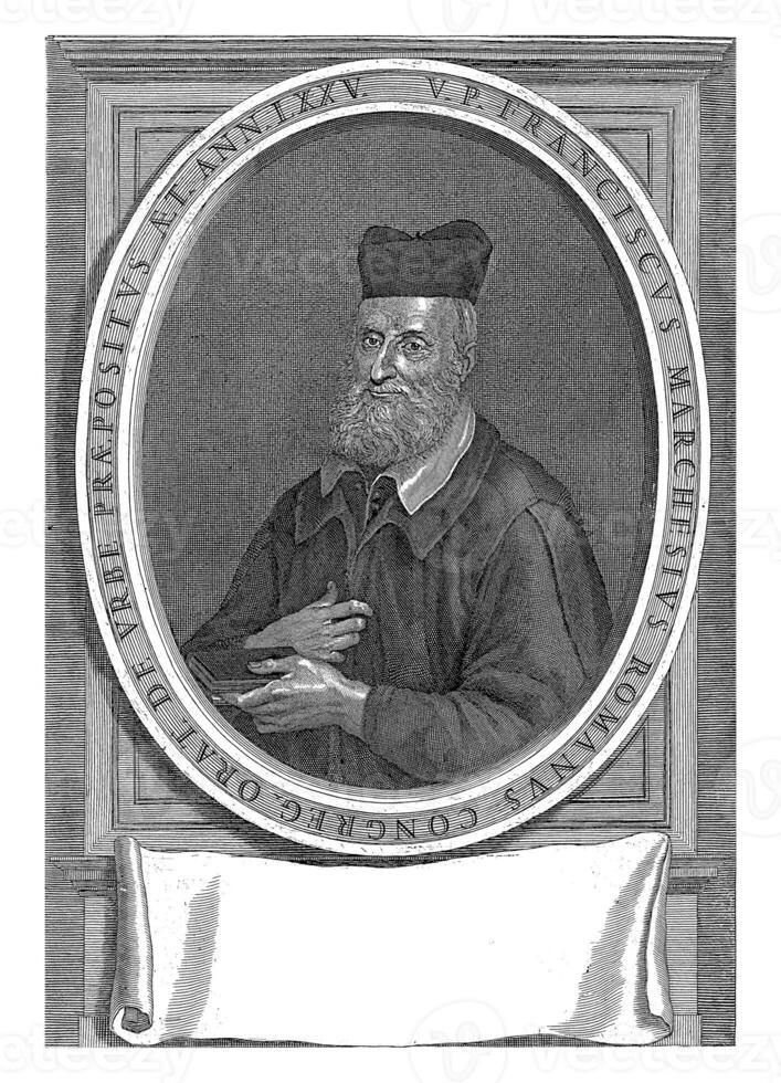 portret furgão Francesco Marchesi, brim Charles tudo bem, depois de Giovanni maria Morandi, 1697 foto