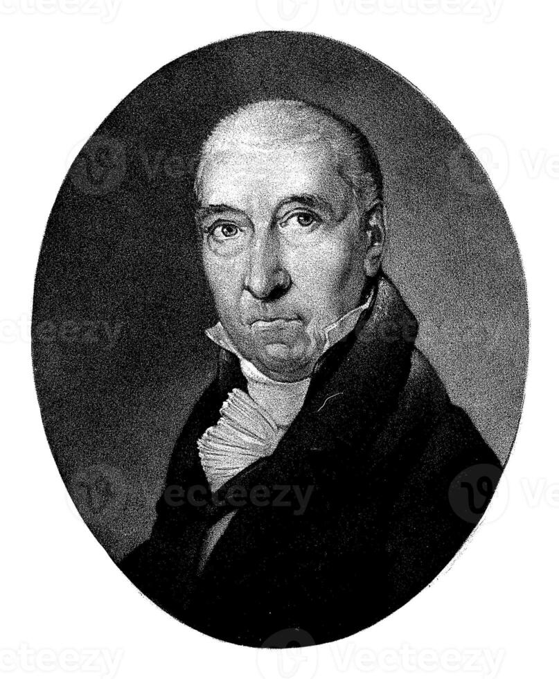 retrato do Willem holtrop, Frederik cristão cervejaweiler, depois de harmano Langerveld, 1793 - 1830 foto