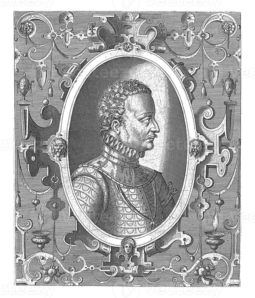 retrato do não Juan do Áustria, governador do a Holanda, Nicola 2 Nelli, 1569 foto