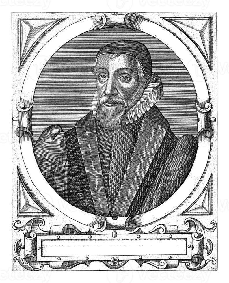 retrato do Richard estoque, teodor de briy, depois de brim jacques boissard, c. 1597 - c. 1599 foto