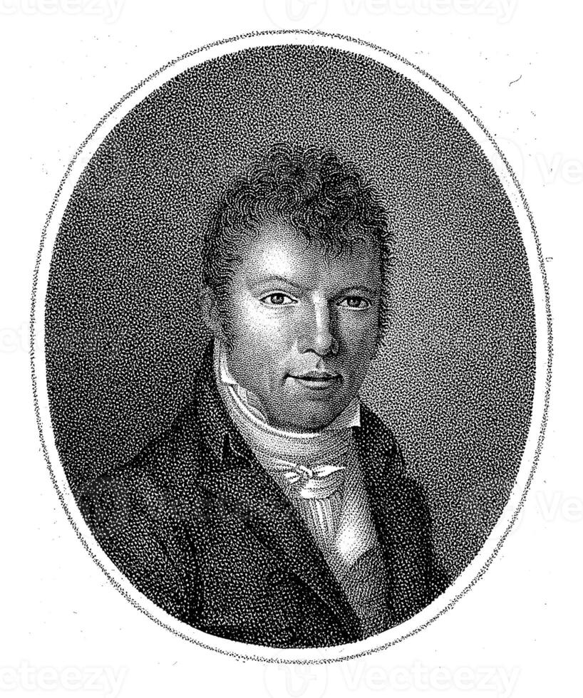 retrato do jeans immanuel bagageiro, filipo Velijn, depois de Cornélia Scheffer-Lame, 1807 foto