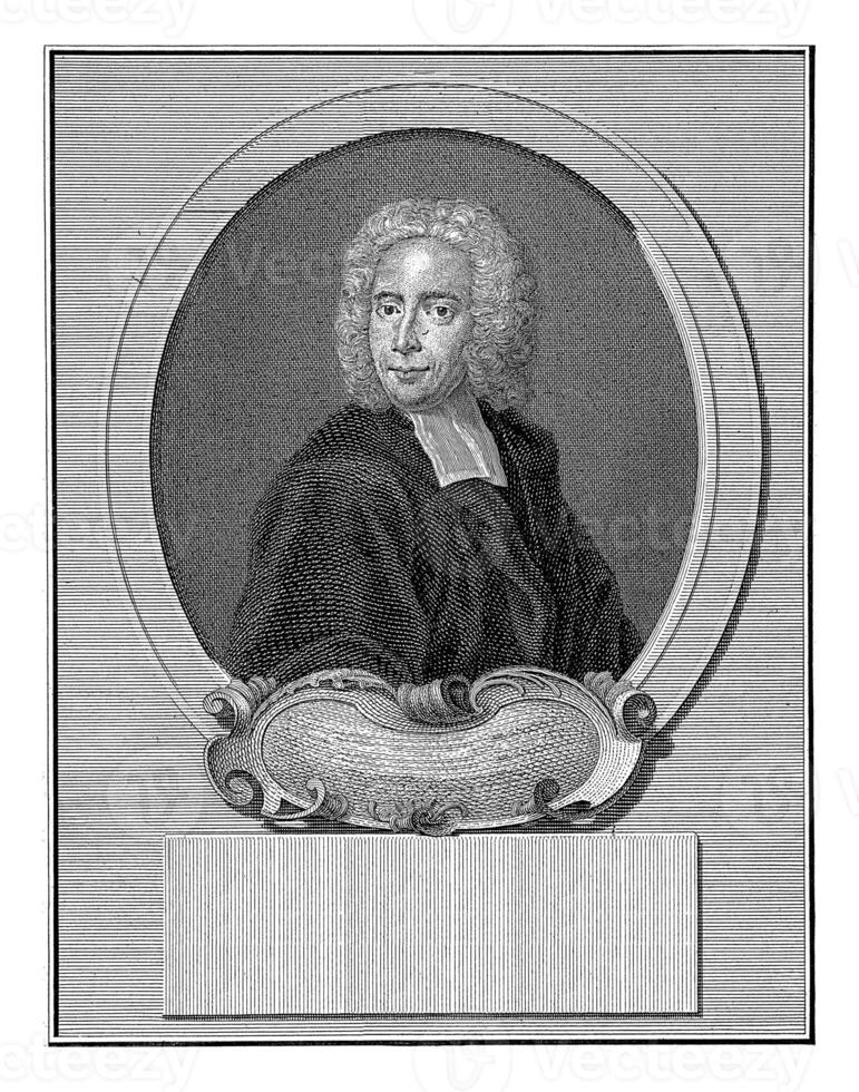 retrato do a teólogo isaac watts, jan Caspar Philips, 1749 foto