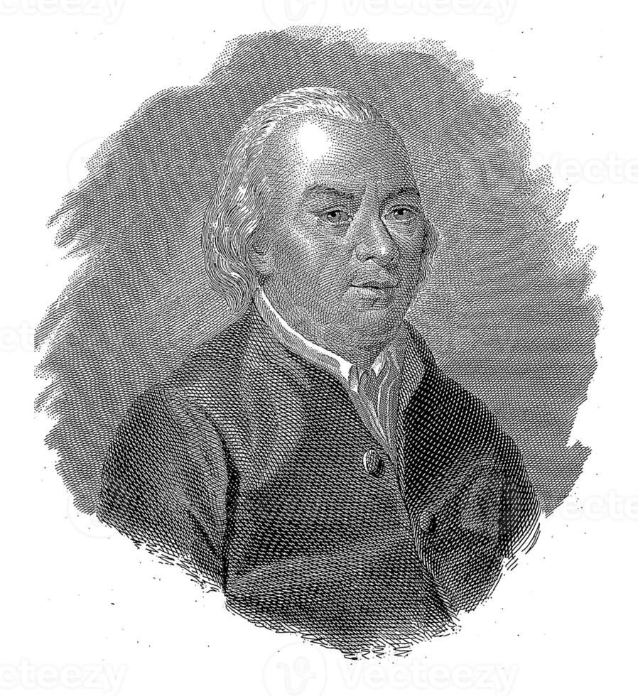 retrato do poeta giancarlo passeroni, eugênio silvestri, depois de desconhecido, 1753 - 1803 foto