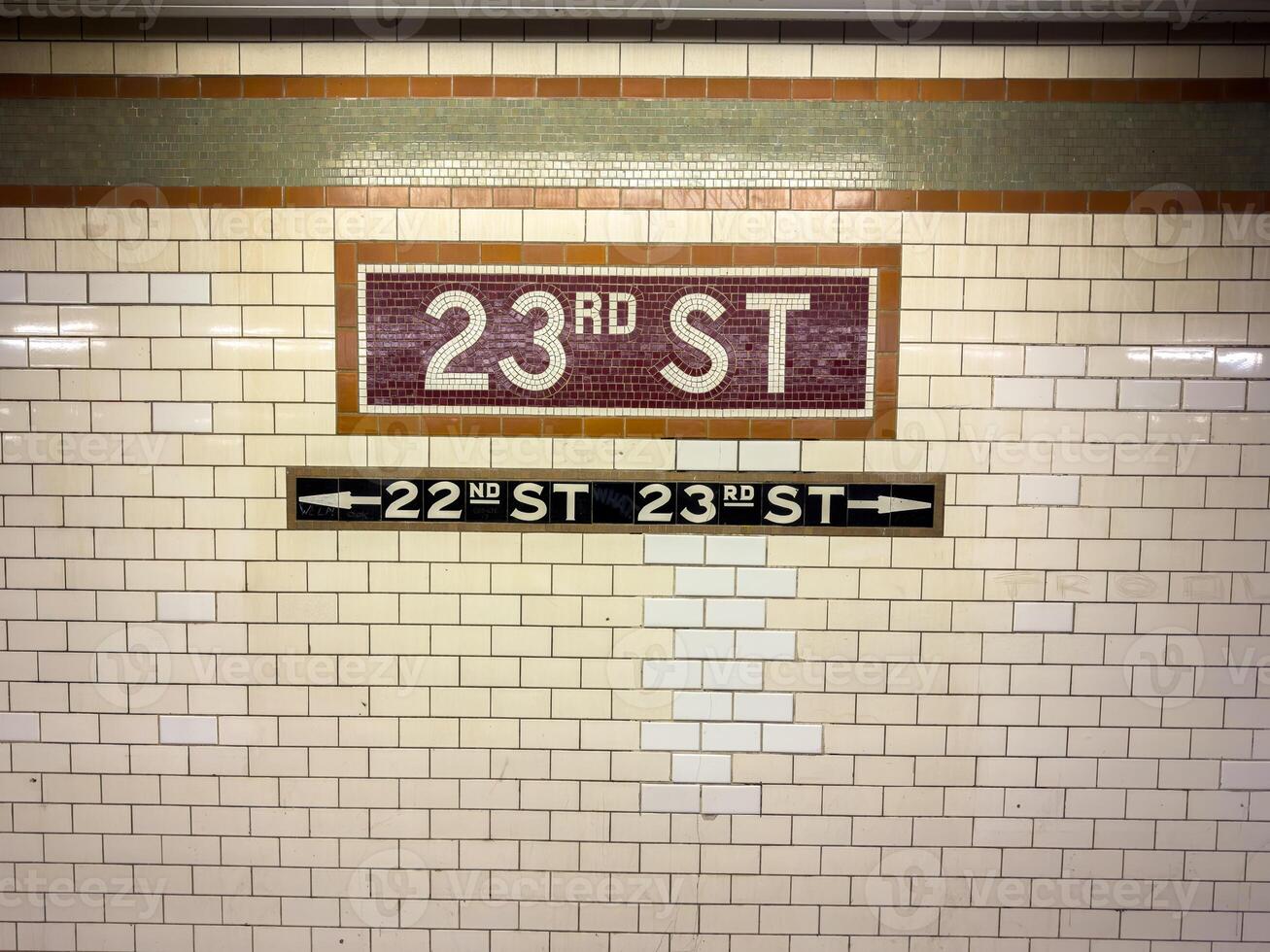 23º rua estação - Novo Iorque cidade foto