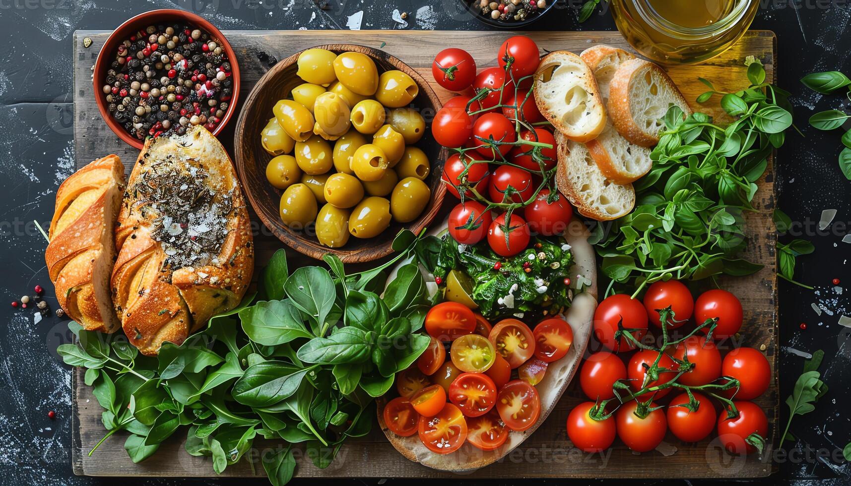 ai gerado atraente Comida imagens foto