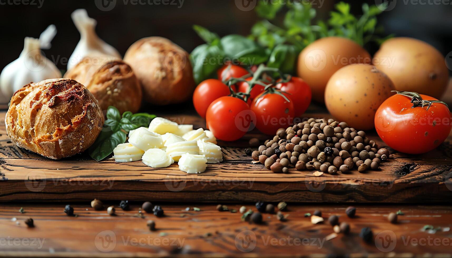 ai gerado atraente Comida imagens foto