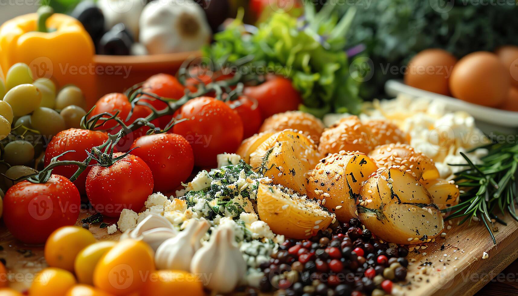 ai gerado atraente Comida imagens foto