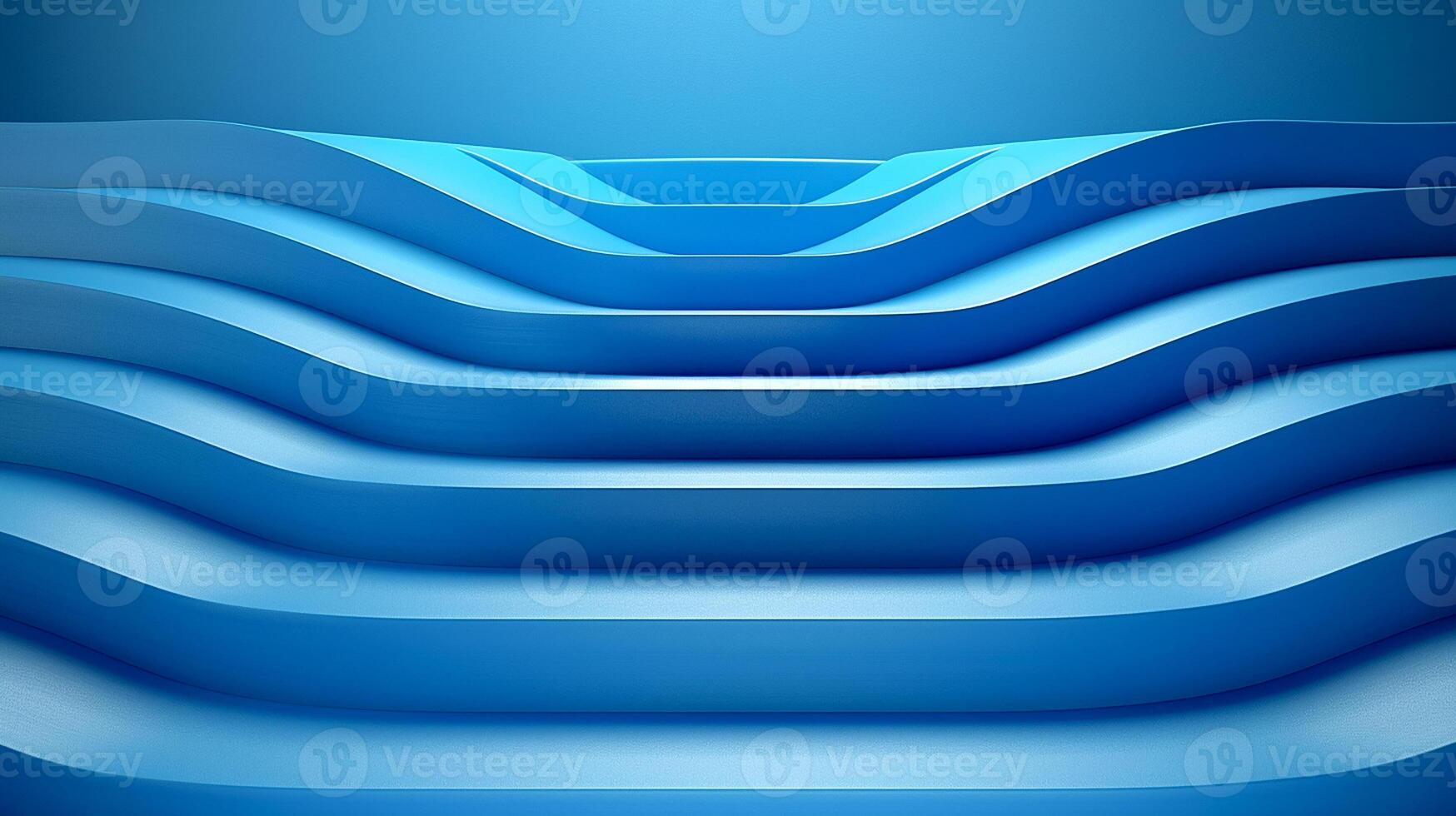 ai gerado 3d azul abstrato fundo com escadas foto