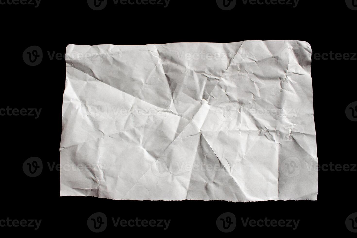 isolado rasgado papel pedaço. rasgado em branco papel com arestas. foto